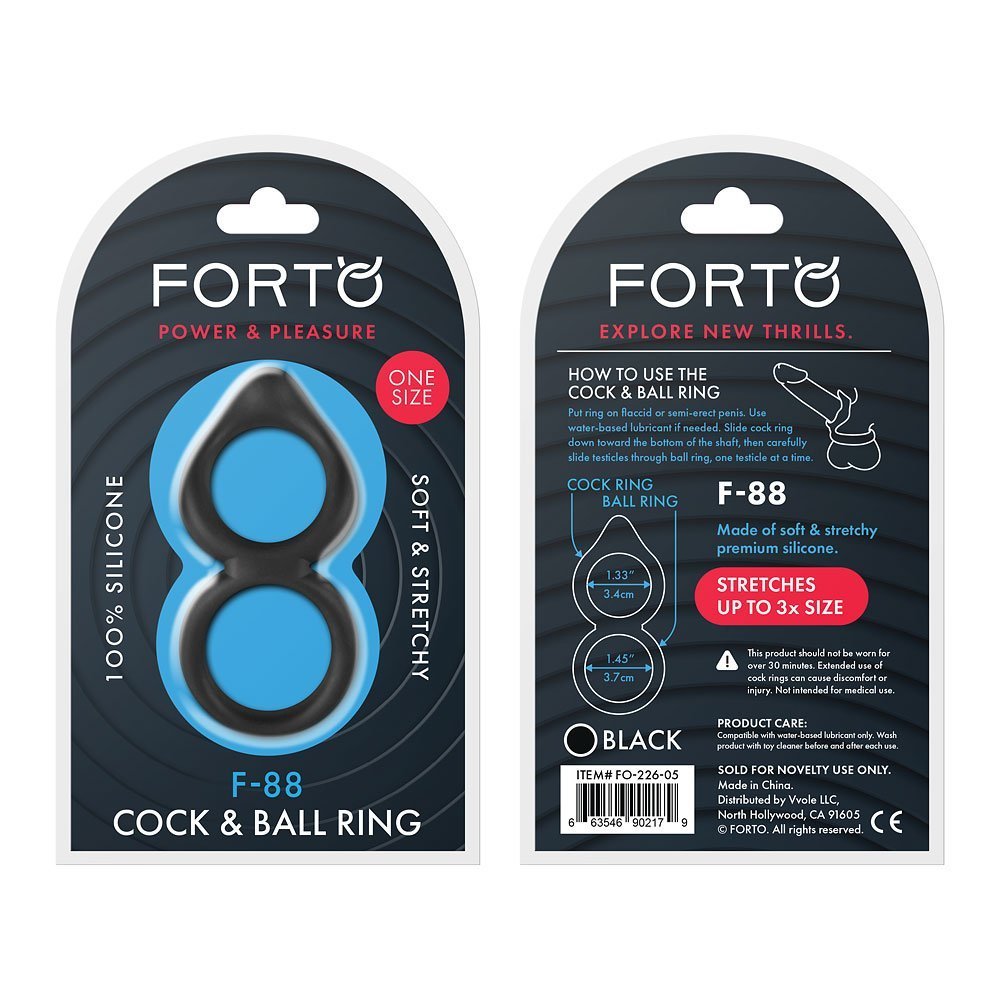 FORTO F-88 Double C-Ring Black - Image 2
