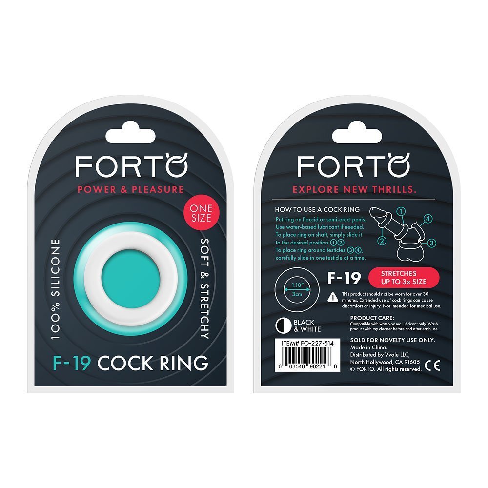 FORTO F-19 C-Ring White/Black - Image 2