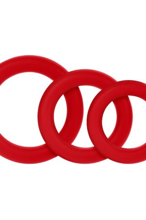 FORTO F-61 C-Ring 3pc Set Red