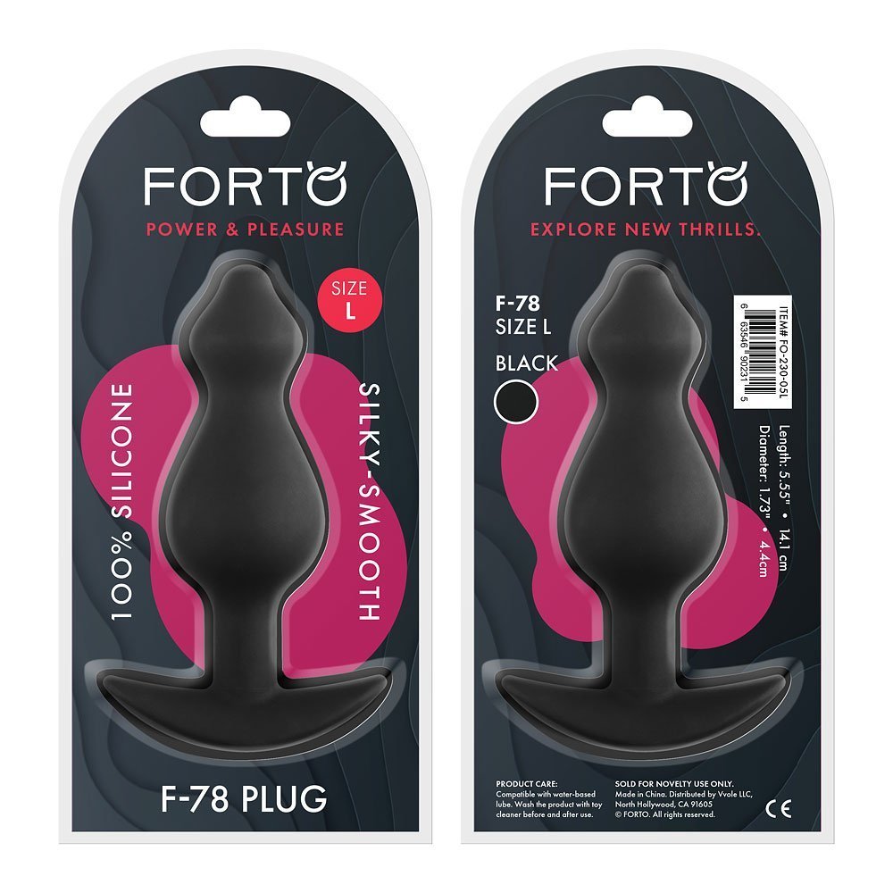 FORTO F-78 Pointee Plug Black Large - Image 2