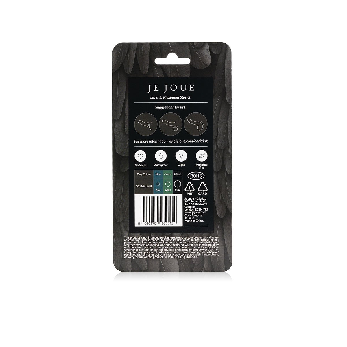 Je Joue Silicone C-Ring Level 1 - Black - Image 2