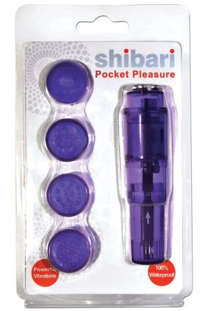 Voodoo Pocket Pleasure w/ 4 Attachments - Purple