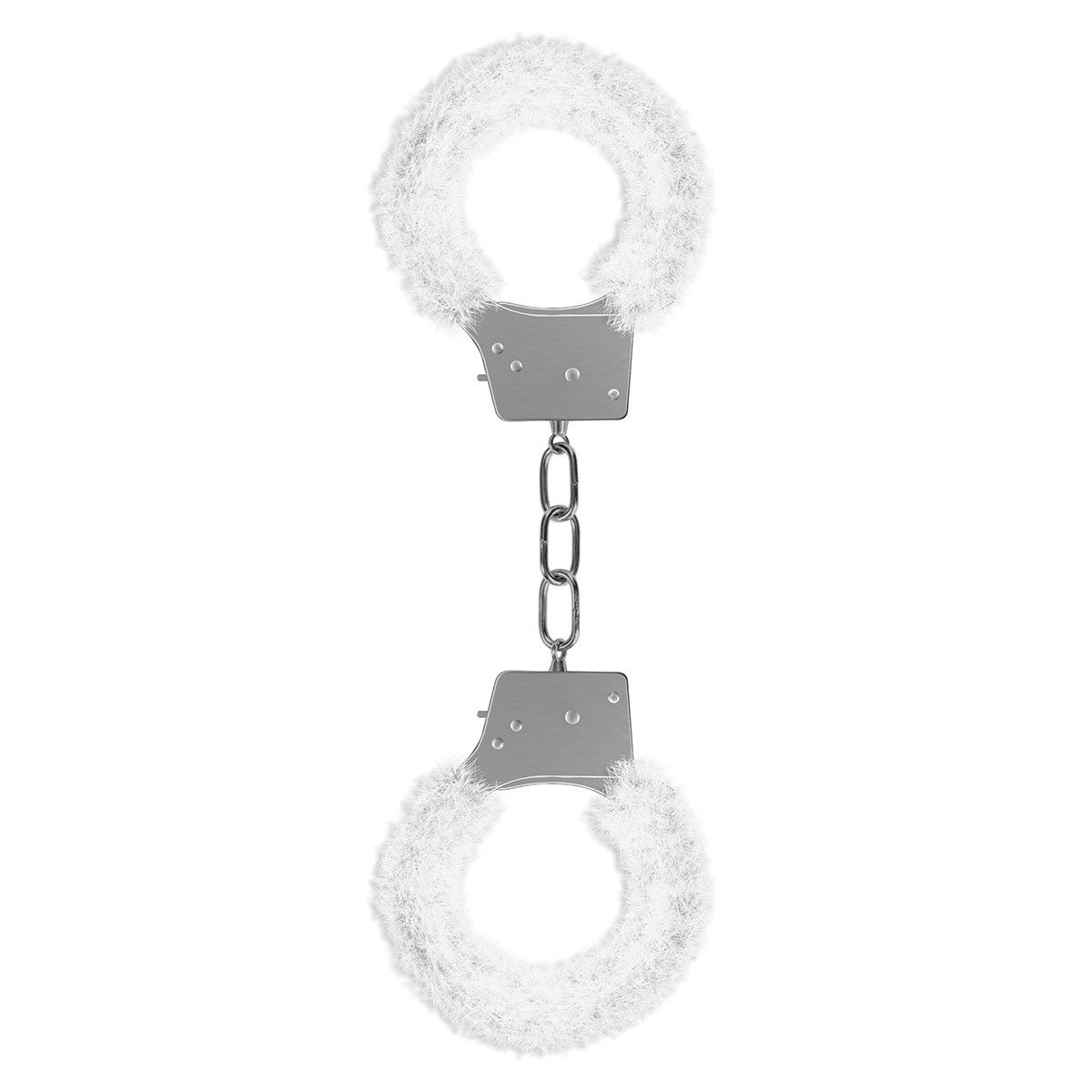 Ouch Beginner's Handcuffs Furry - White