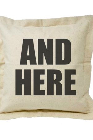 Twisted Wares And Here Pillow