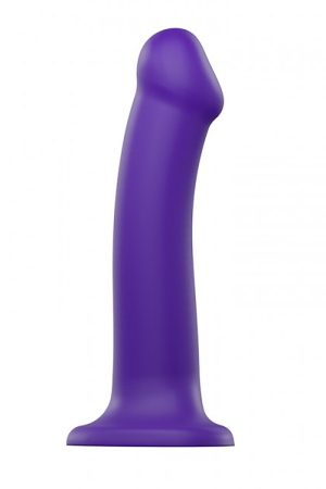 Strap-on-Me Bendable Dual Density Semi-Realistic Dil Purple Large