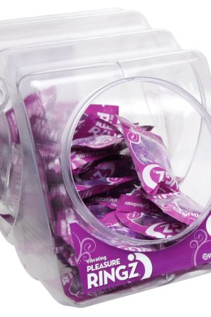 Vibrating Pleasure Ringz 36Pc Bowl