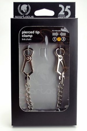PIERCED CLAMP W/ LINK CHAIN