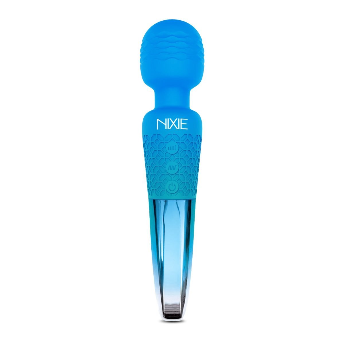 Nixie Wand Massager Blue Ombre Metallic - Image 3