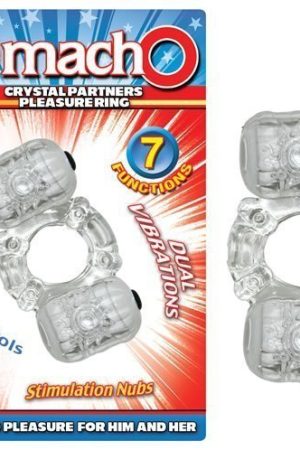 BEST OF MACHO CRYSTAL PARTNERS PLEASURE RING CLEAR