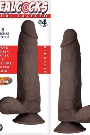 REAL COCKS DUAL LAYERED #4 DAR