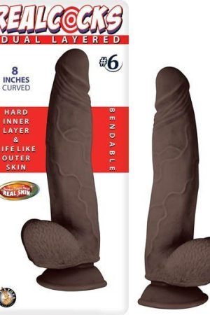 REAL COCKS DUAL LAYERED #6 DAR