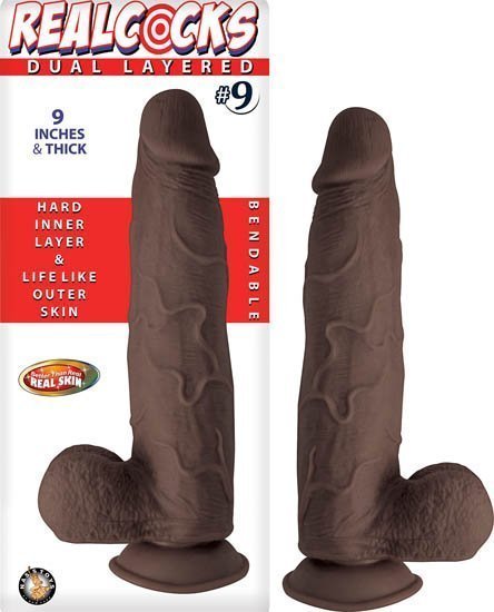 REAL COCKS DUAL LAYERED #9 DAR