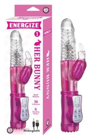 ENERGIZE HER BUNNY 1 PINK RABBIT VIBRATOR