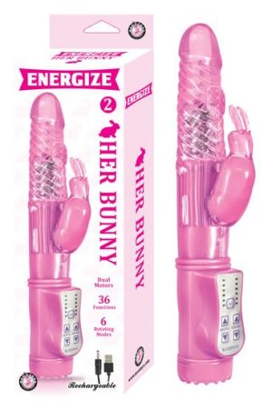 ENERGIZE HER BUNNY 2 PINK RABBIT VIBRATOR