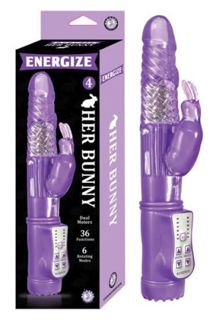 ENERGIZE HER BUNNY 4 PURPLE RABBIT VIBRATOR