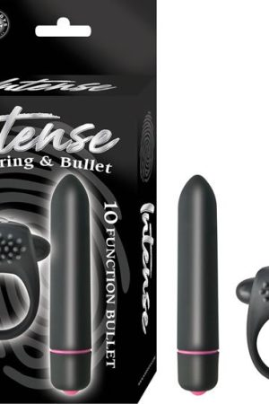 INTENSE COCKRING & BULLET-BLAC K
