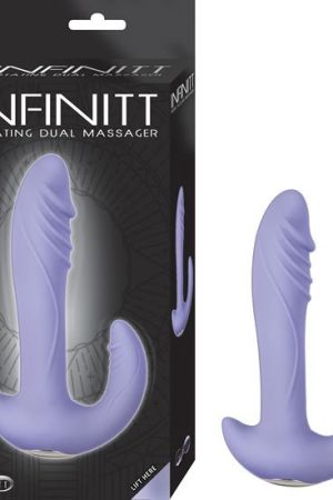 INFINITT ROTATING LAVENDER DUAL MASSAGER