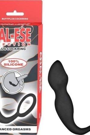 ANAL-ESE COLLECTION BUTTPLUG COCKRING BLACK
