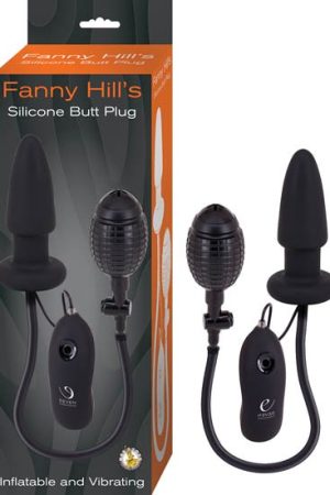 Fanny Hill'S Silicone Butt Plug Black