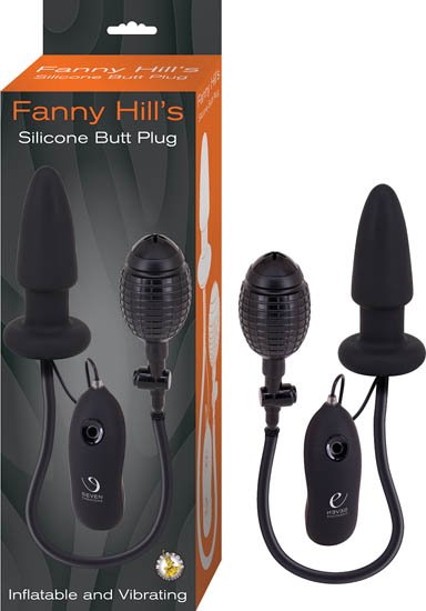 Fanny Hill'S Silicone Butt Plug Black