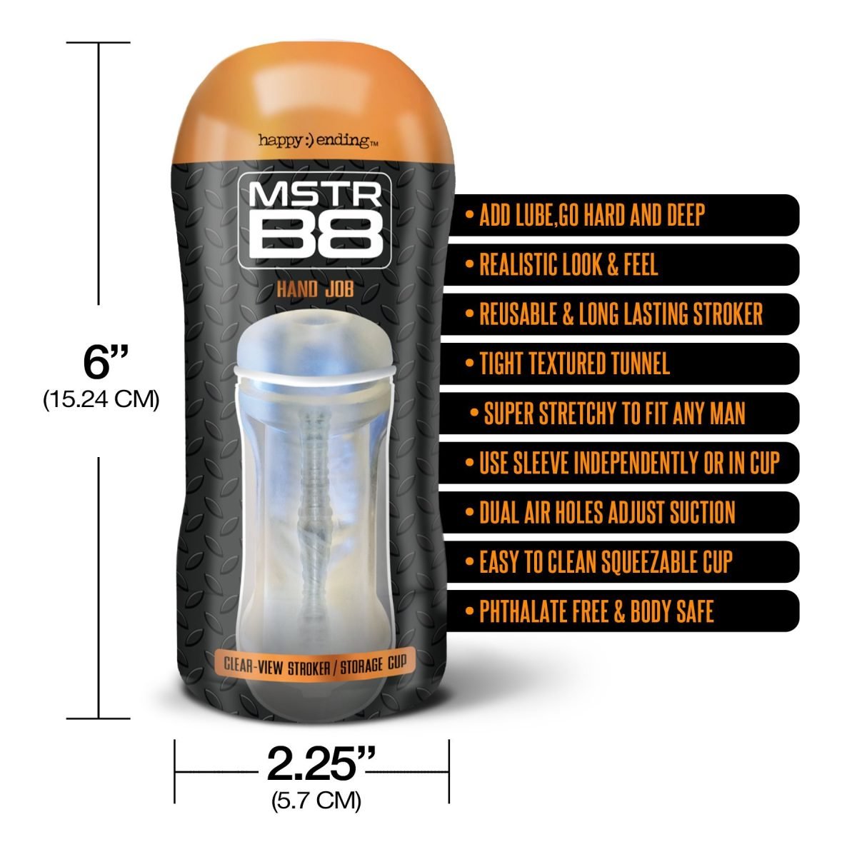 Mstr B8 Clear View Stroker Cup Hand Job - Image 5