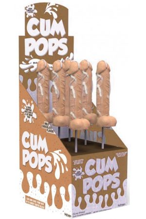 Cum Cock Pops Milk Chocolate 6Pc Display