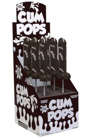Cum Cock Pops Dark Chocolate 6Pc Display