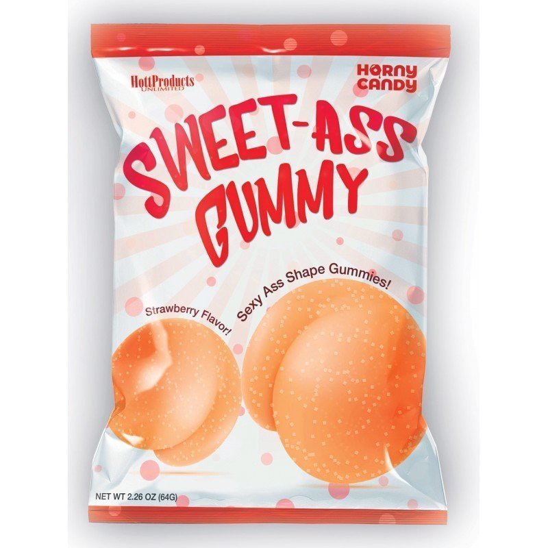 Sweet Ass Gummy Butt Shaped Gummies 12Pc Display