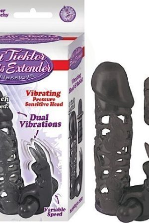 CLIT TICKLER PENIS EXTENDER BLACK