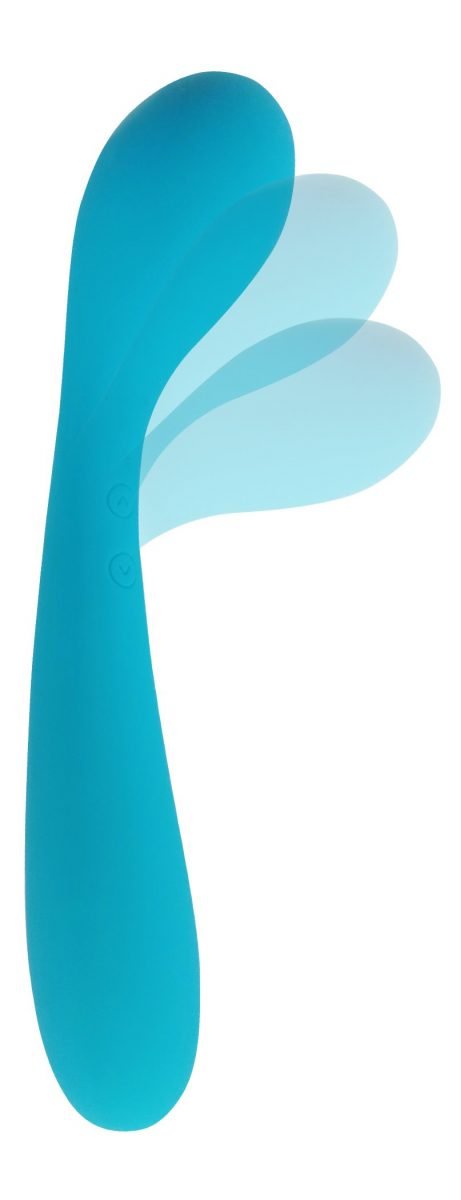 Cloud 9 Health & Wellness Rechargeable G-Spot Slim 7In Dual Motors Aqua Blue
