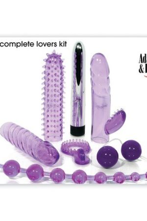 ADAM & EVE COMPLETE LOVERS KIT PURPLE