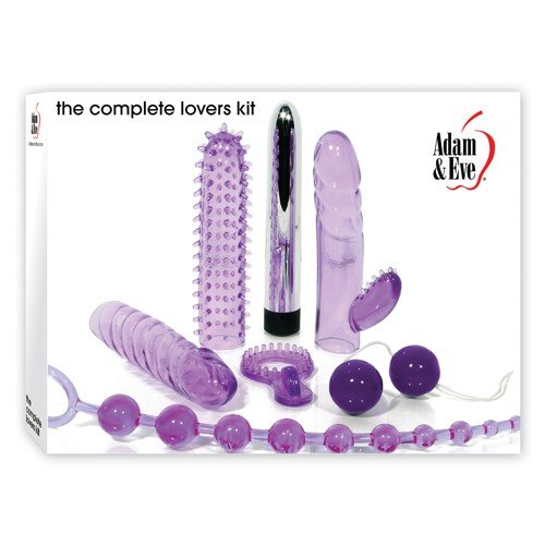 ADAM & EVE COMPLETE LOVERS KIT PURPLE