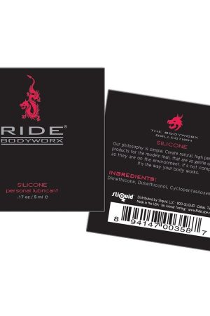 Ride BodyWorx Lube Silicone - 200 Pillow Packs
