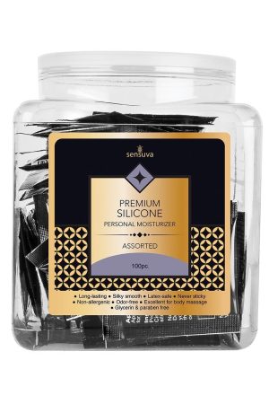 Sensuva Premium Silicone Personal Moisturizer 100pc
