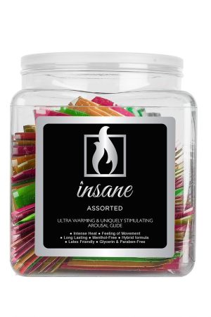 Sensuva Insane Assorted Flavors 100pc Tub