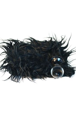 Crystal Delights Minx Tail Plug - Mongolian Black