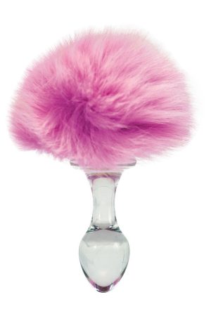 Crystal Delights Magnetic Bunny Tail  - Pink