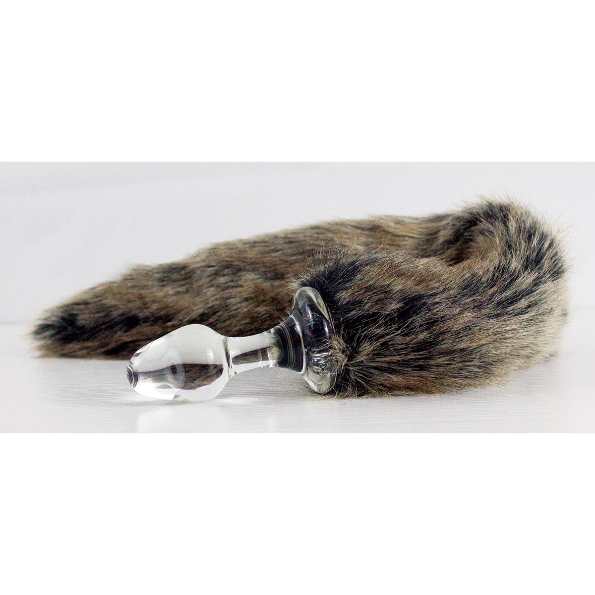 Crystal Delights Minx Tail Plug - Grey Wolf - Image 2