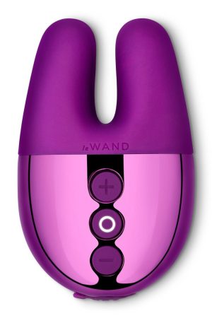 Le Wand Chrome Double Vibe - Dark Cherry
