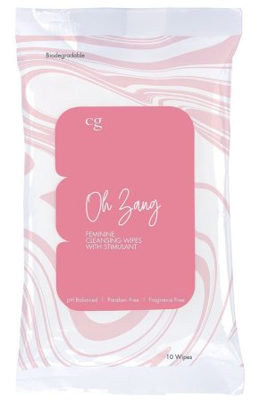 Crazy Girl Oh Zang 10pc Disp Stimulating Wipes