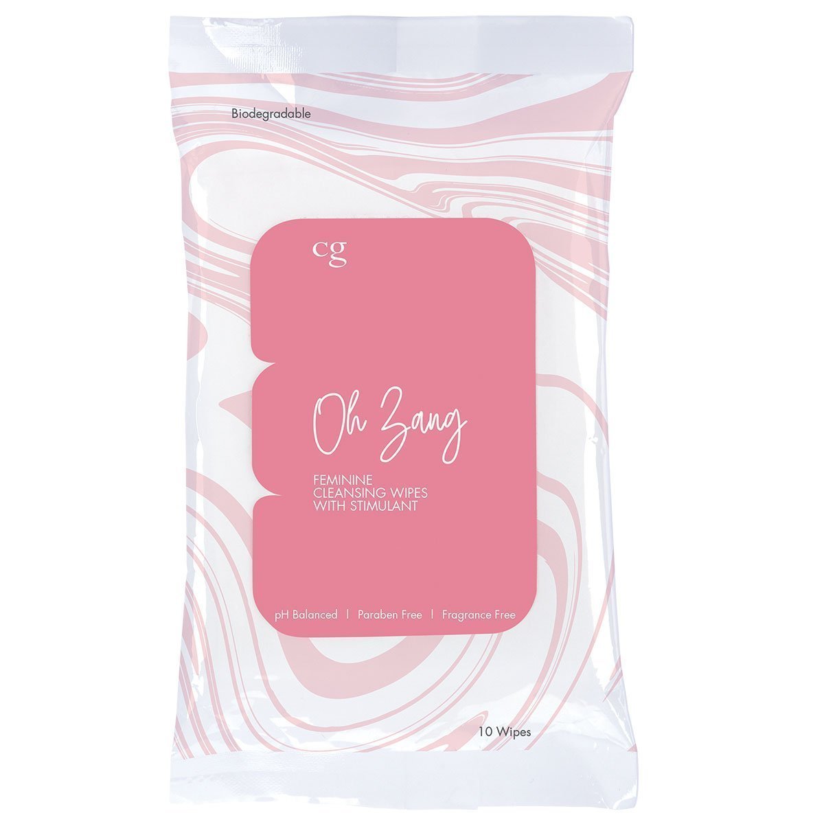 Crazy Girl Oh Zang 10pc Disp Stimulating Wipes