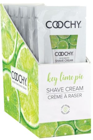 Coochy Shave Cream 15ml 24pc Display - Key Lime Pie