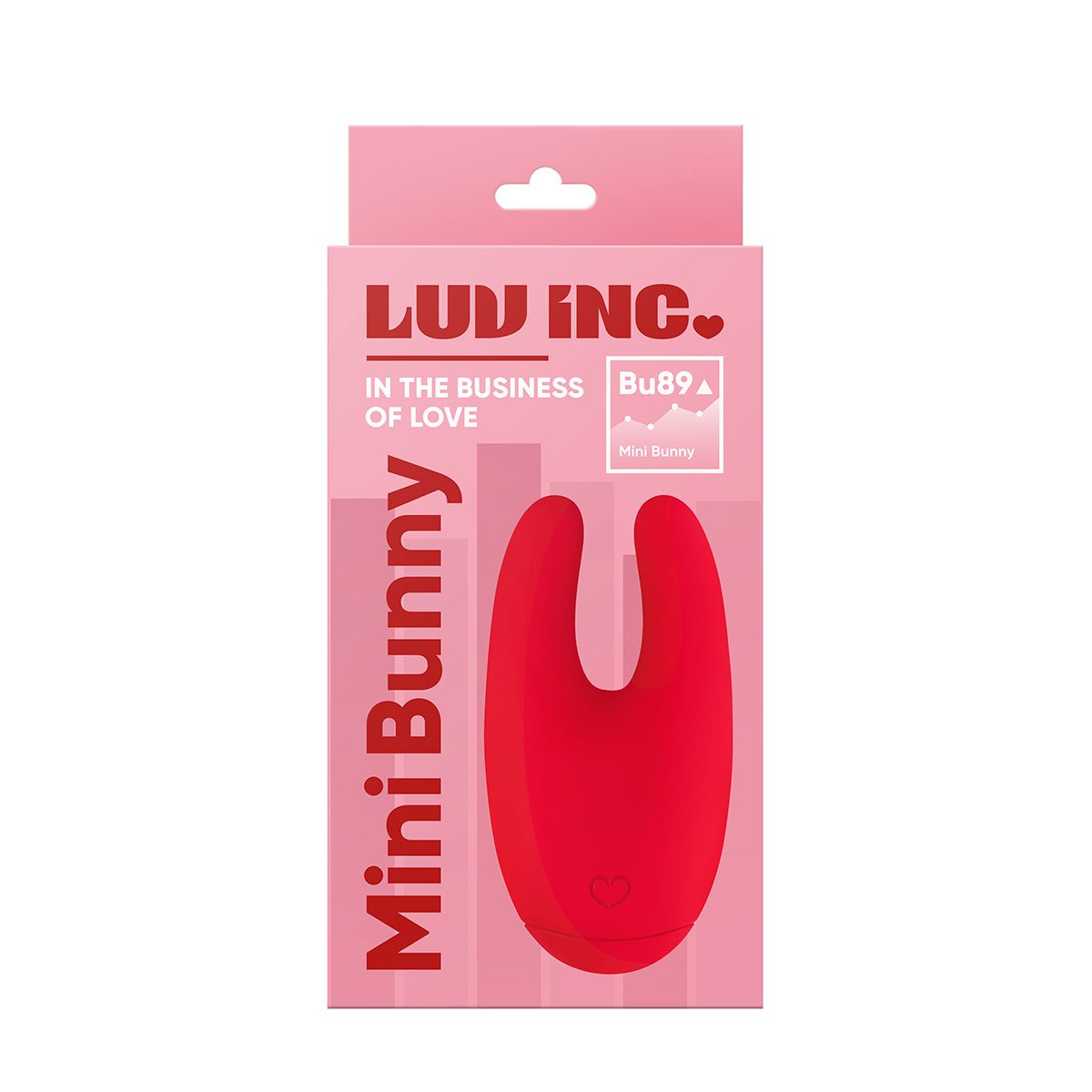 Luv Inc Mini Bunny - Red - Image 2