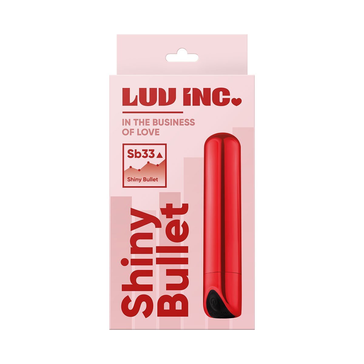 Luv Inc Shiny Bullet - Red - Image 2