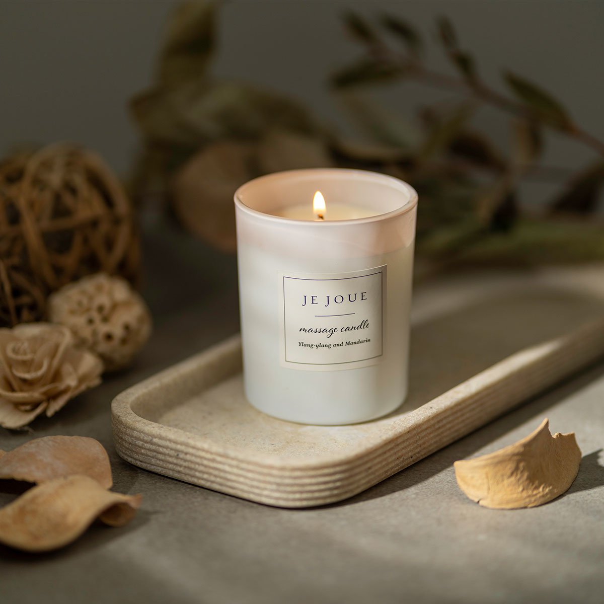 Je Joue Massage Candle - Mandarin & Ylang Ylang - Image 2