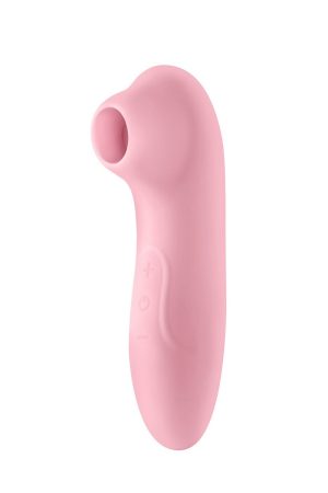 Luv Inc Pulsing Clitoral Stimulator - Light Pink
