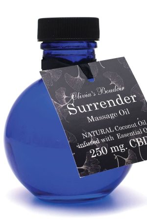 Olivia's Boudoir CBD Massage Oil 4oz - Surrender