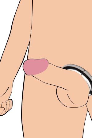 Mega Magnetize Stainless Steel Magnetic Cock Ring