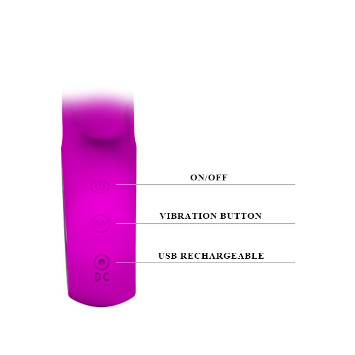 Pretty Love Webb Rabbit Vibrator Fuschia - Image 6