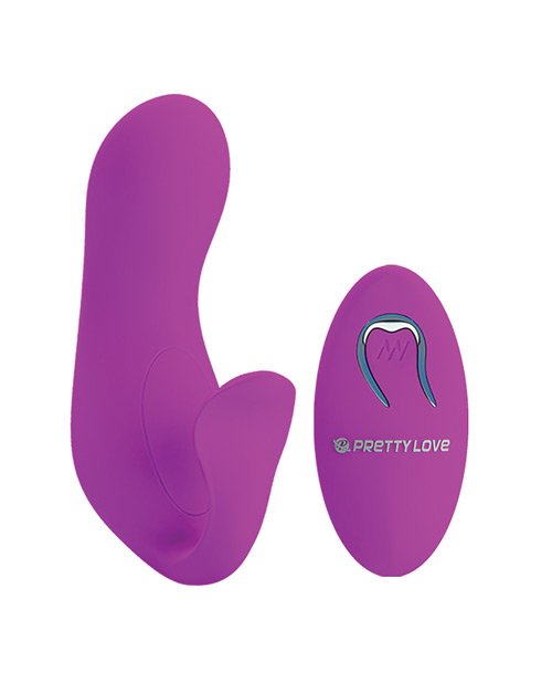 Pretty Love Tyler Couples Stimulator with Remote 12 Function Fuchsia - Image 2